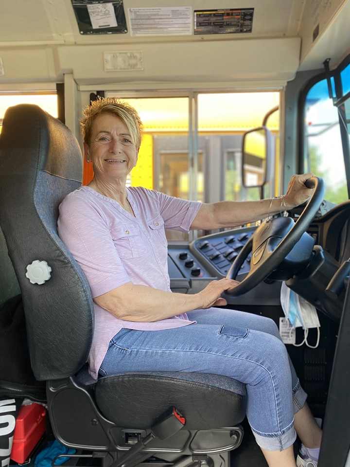 Forty-Year Veteran School Bus Driver Diane Giuliani Has Bussing in Her Genes