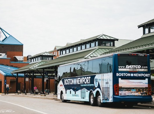 Discover Newport and DATTCO provide bus service between Boston & Newport