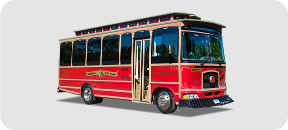 Trolley with background