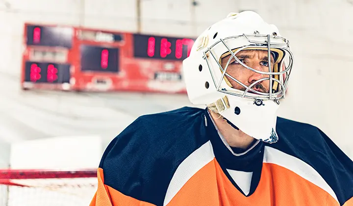 Hockey goalie